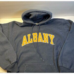 Steve & Barrys College Hoodie (Med), Albany, NY Buffalo, (Vtg Y2K 2000s)
